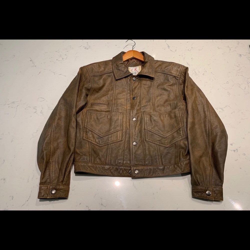 Vintage leather jacket